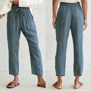 Jenni Kayne Gray Blue Rio Trouser Drawstring Pants Ink